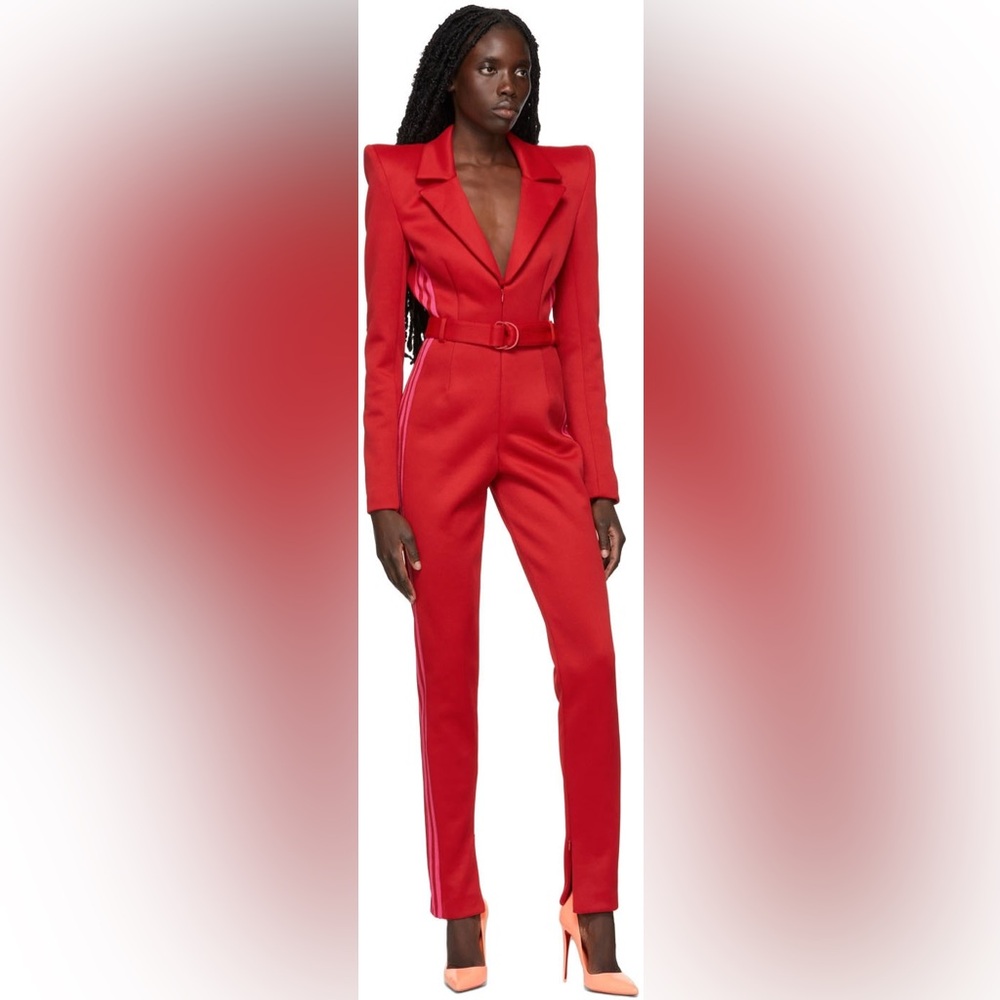 Stylish Red Jumpsuit